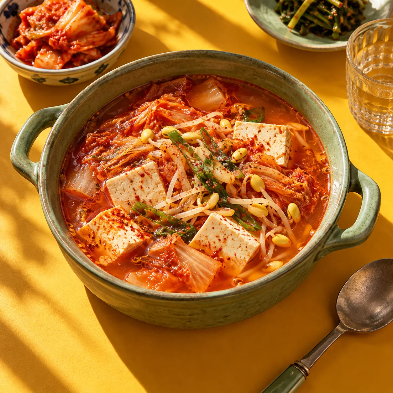 두부콩나물김치국(엄마레시피)