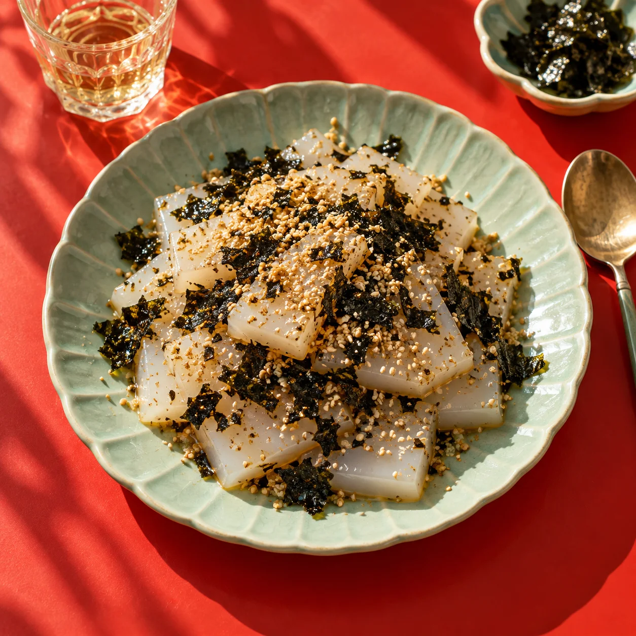 청포묵무침